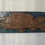 Water Jewel, bronze, 40" long